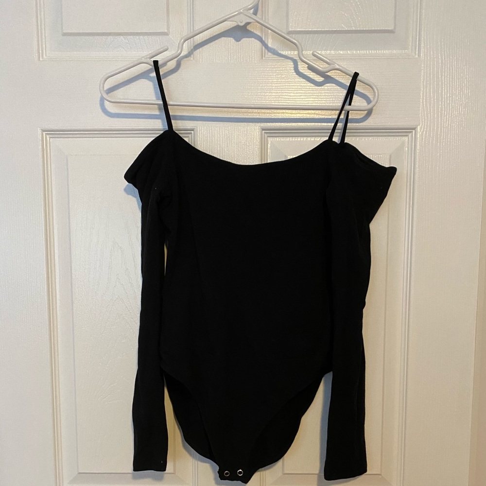 Express size medium black bodysuit